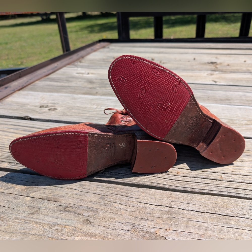 BED|STU Aldina Rustic Leather Boots - Picture 4 of 12